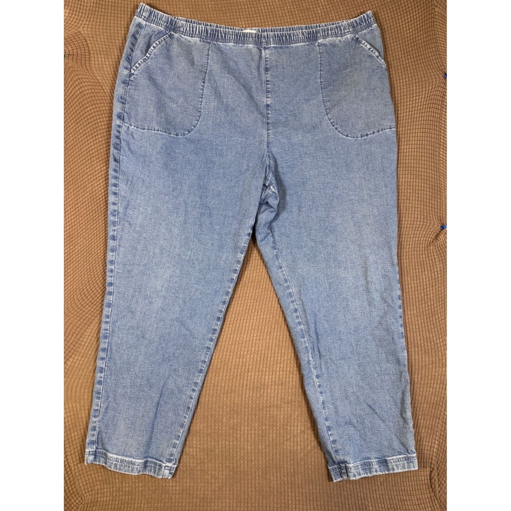 Croft & Barrow size 4XL pull on jeans with pockets